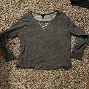 Gray Women's crew neck